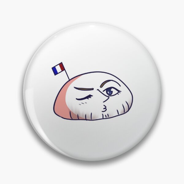 Item preview, aph mochi france sticker designed and sold by Miles (monkey mode).