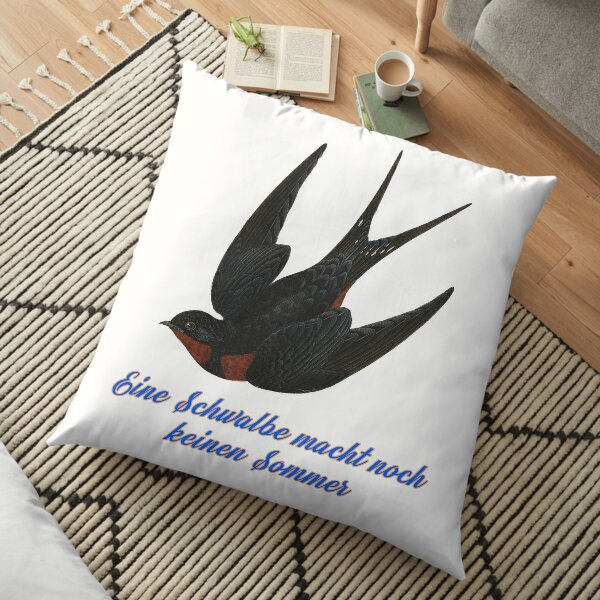 Coussins Sur Le Theme Hirondelle Redbubble