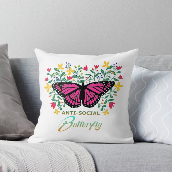 Item preview, Funny Antisocial Butterfly designed and sold by Perlashop1.