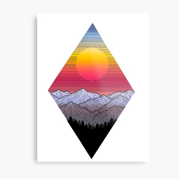 Mountain vibes Metal Print