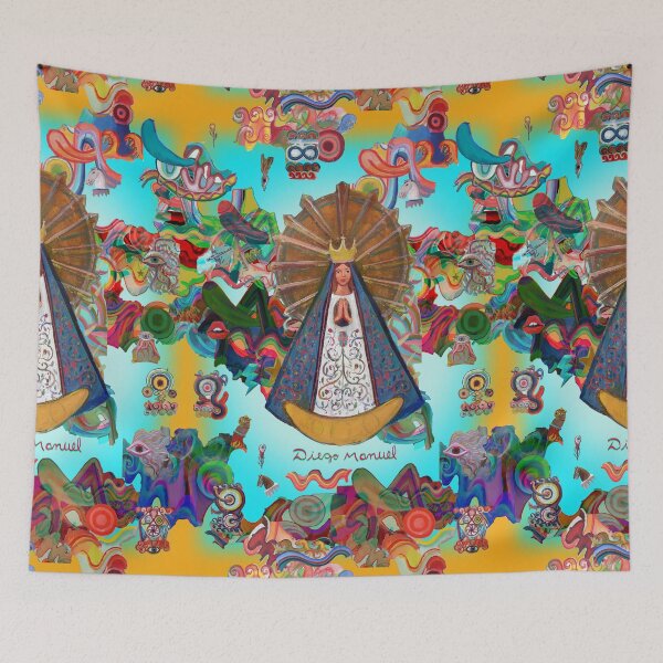 Item preview, Virgin of Lujan and graffitis designed and sold by Diego Manuel Rodriguez.