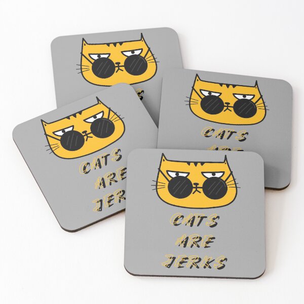 Item preview, Cats Are Jerks designed and sold by Zachariahs' Odd Shop.