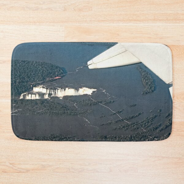 Item preview, Iguazu Iguassu River Waterfall Landscape from Plane Brazil Argentina designed and sold by worldways.