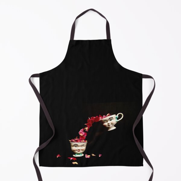 Item preview,  whimsical cups and rose petals designed and sold by Pickleisgreen.