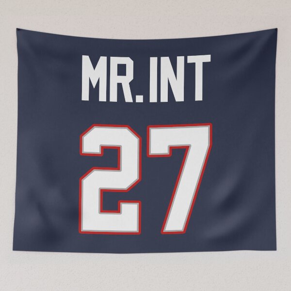 Item preview, Limited Edition Mr. INT 27 Shirt, JC Jackson CB 27 Shirt, Patriots Jersey Style Shirt Phone Case, Mug, Wall Tapestry & Mask! designed and sold by GoatGear.