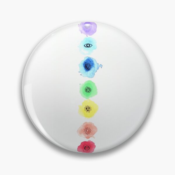 Artikelvorschau, Chakra Aquarell Regenbogen ausgerichtet entworfen und verkauft von stephmatti02061.