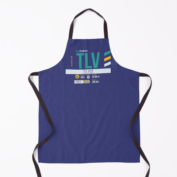 Item preview, Tel Aviv (TLV) Airport Code Baggage Tag designed and sold by SLAG-Creative.