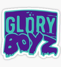GLORY BOYZ Light Blue and Purple Sticker