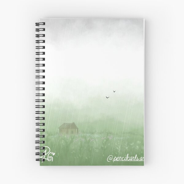 Item preview, Cabin in the Rain designed and sold by PencilCurlsArt.