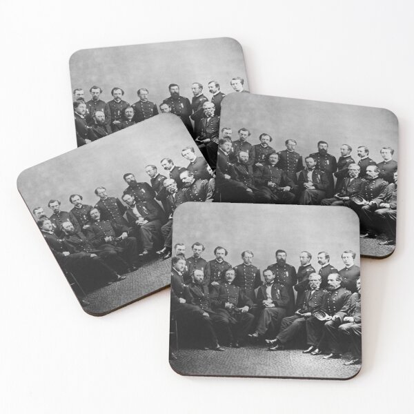 Item preview, General Sherman And His Staff - 1865 designed and sold by warishellstore.