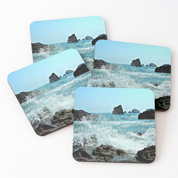 Item preview, Waves crashing amid rocks designed and sold by Brasilia.