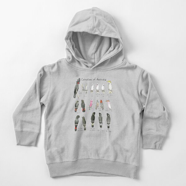 Cockatoos of Australia - Raising funds for Birdlife Australia Toddler Pullover Hoodie