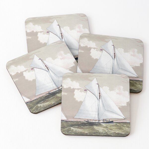 Item preview, The America Cup - Sloop Yachts Mischief and Atalanta - Circa 1881 designed and sold by warishellstore.
