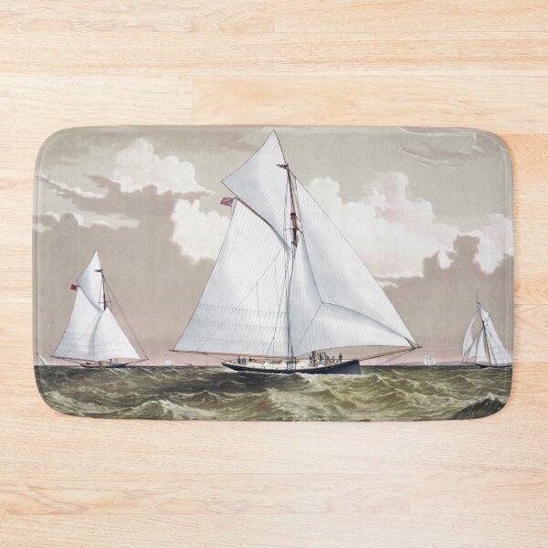 Item preview, The America Cup - Sloop Yachts Mischief and Atalanta - Circa 1881 designed and sold by warishellstore.
