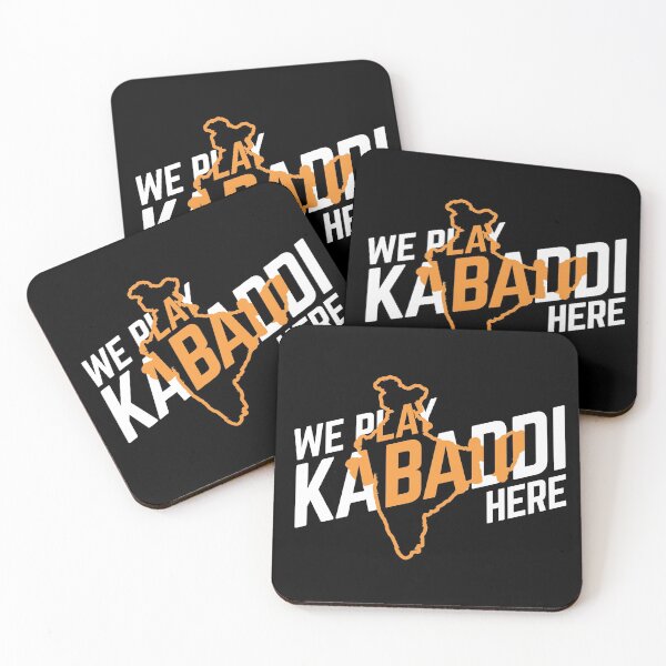 Item preview, We Play Kabaddi Here India designed and sold by DnlDesigns.