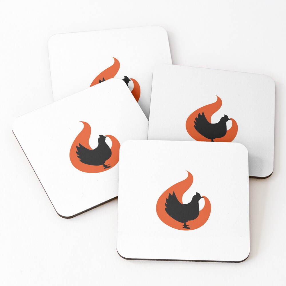Item preview, Coasters (Set of 4) designed and sold by RedsStickerShop.