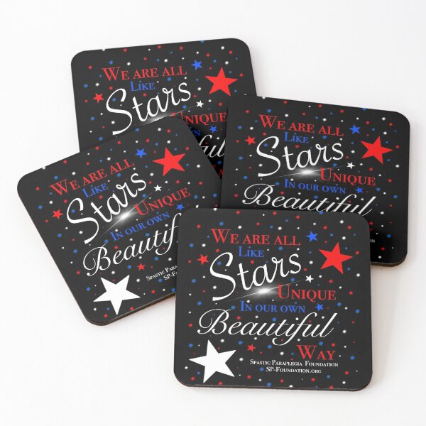 Item preview, “We Are All Like Stars...” Red, White, and Blue designed and sold by Spastic Paraplegia.