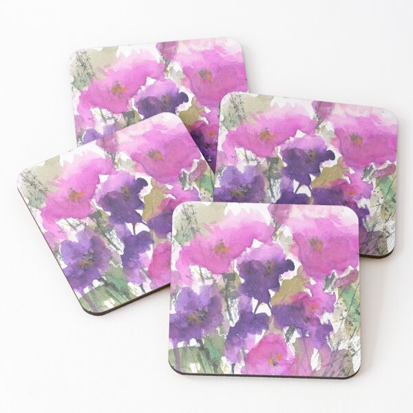 Item preview, Purple Flower Watercolor designed and sold by Karlena Lewin Studio.