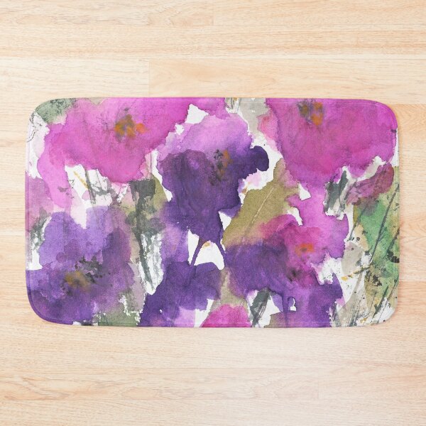Item preview, Purple Flower Watercolor designed and sold by Karlena Lewin Studio.