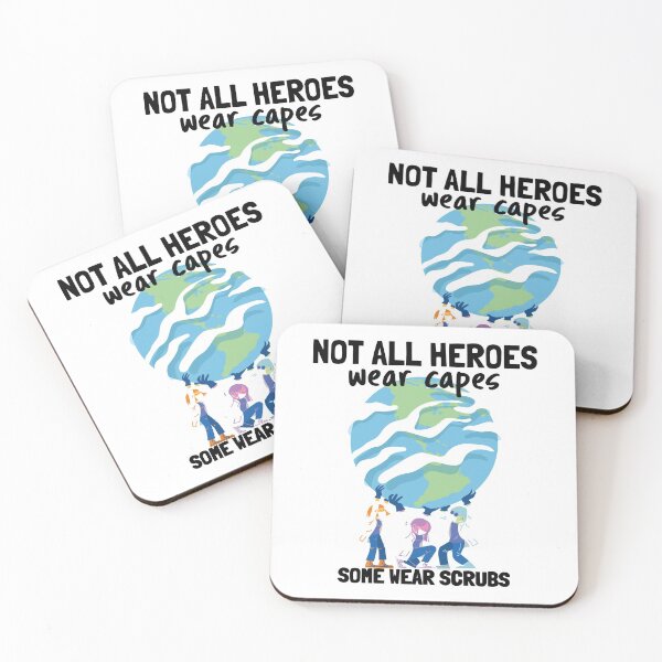 Item preview, not all heroes wear capes some wear scrubs Heroes Doctors And Nurses designed and sold by KLINESTORE.