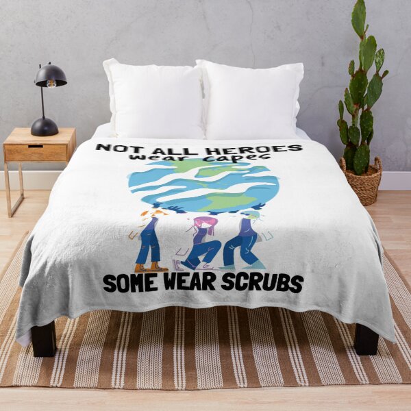 Item preview, not all heroes wear capes some wear scrubs Heroes Doctors And Nurses designed and sold by KLINESTORE.
