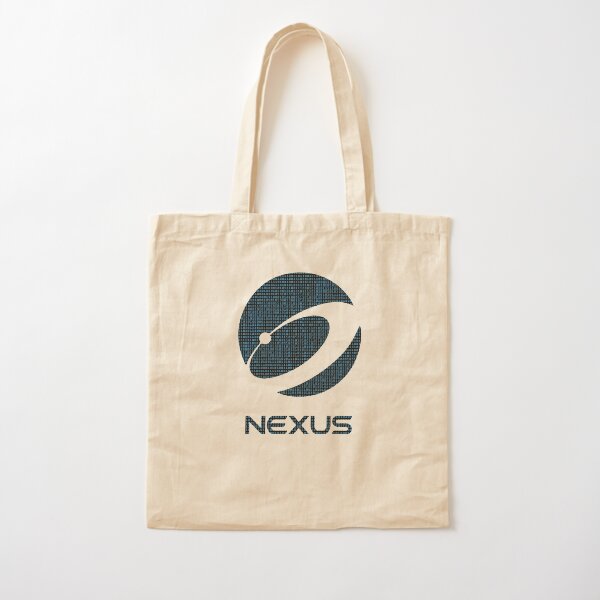 Nexus Official Globe Binary Code Cotton Tote Bag