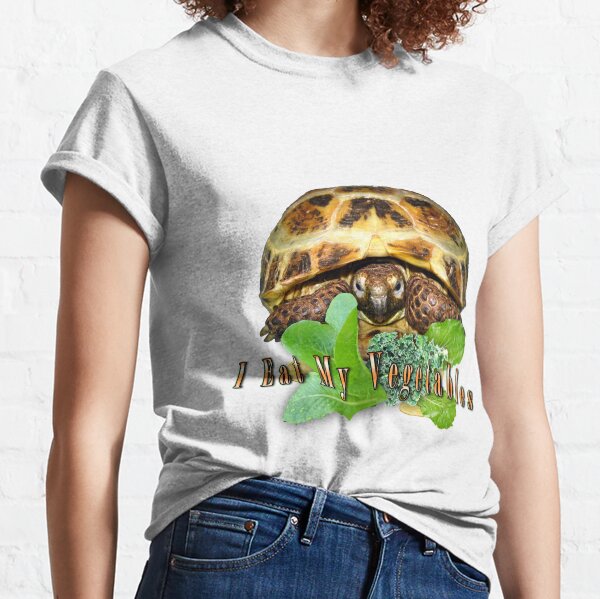Tortoise - I Eat My Vegetables Classic T-Shirt