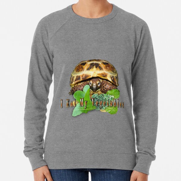 Tortoise - I Eat My Vegetables Lightweight Sweatshirt