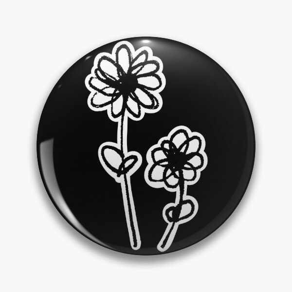 Item preview, Flower Doodle with White Outline designed and sold by PridePositivity.