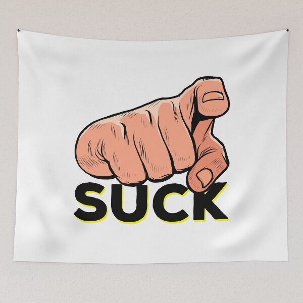 Item preview, Copy of You Suck Funny Hand Pointing At Lookers designed and sold by YomeHayin.