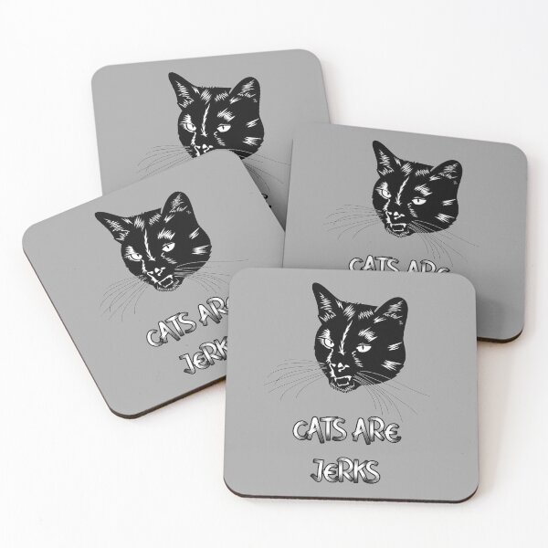 Item preview, Cats Are Jerks designed and sold by Zachariahs' Odd Shop.