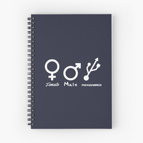 Item preview, Female, Male and Programmer  designed and sold by Mobius Tees.