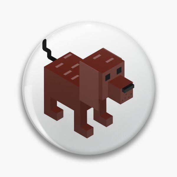 Item preview, Brown Block Dog designed and sold by RedsStickerShop.