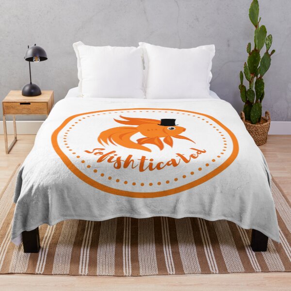 Item preview, Sofishticated Gold Fish Pun designed and sold by TipToppity.