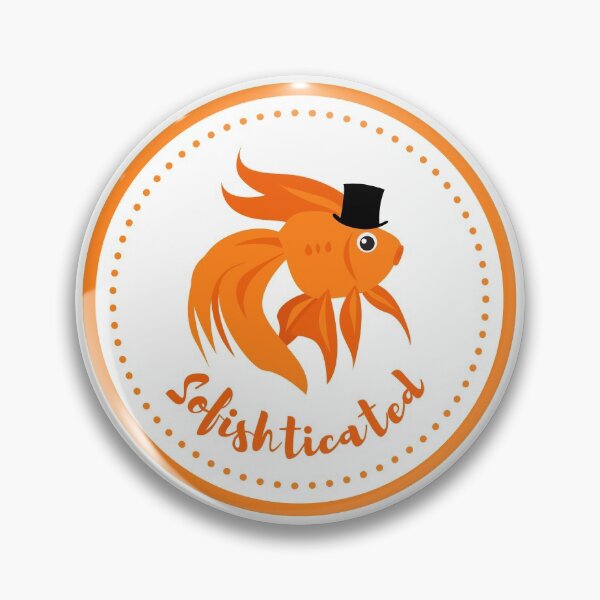 Artikelvorschau, Sofishticated Gold Fish Pun entworfen und verkauft von TipToppity.