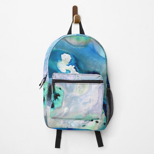 Item preview, Blue Modern Art - Opal Shore - Sharon Cummings designed and sold by Sharon Cummings Art.