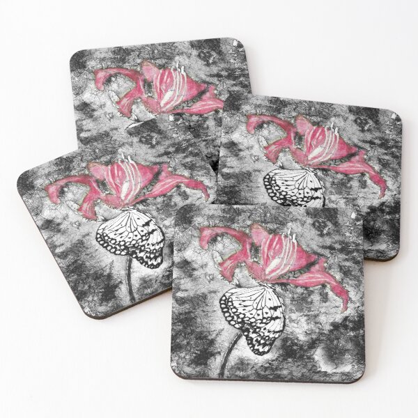 Item preview, Paperwhite Butterfly in Selective Color from Watercolor Batik designed and sold by The Elderberry Blossom.
