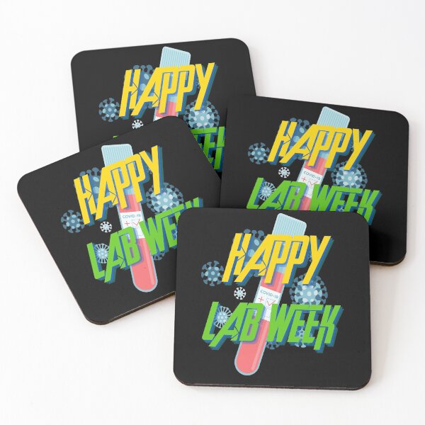 Item preview, HAPPY LAB WEEK TEST TUBE MEDICAL LABORATORY SCIENTIST  designed and sold by Hippiesole.