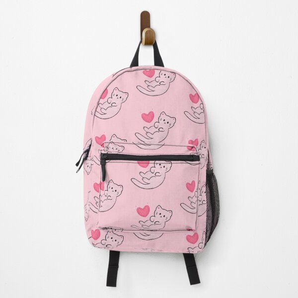 Vista previa del artículo con la obra «Amor gatito», diseñado y vendido por TwinkleShop.