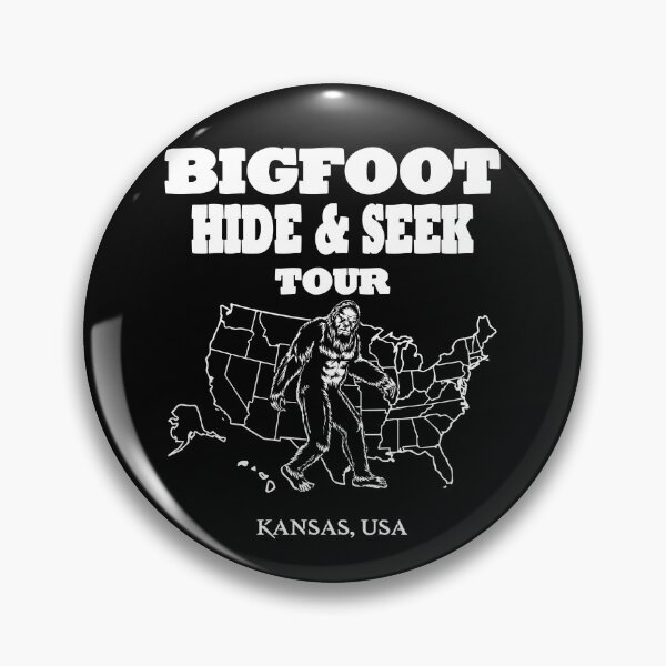 Item preview, Bigfoot Hide & Seek Concert style *KANSAS gift idea designed and sold by BRtisticDesigns.