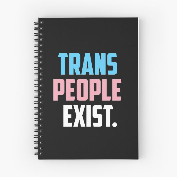 Item preview,  Trans People Exist designed and sold by Giovanni's  Brown Quotes.
