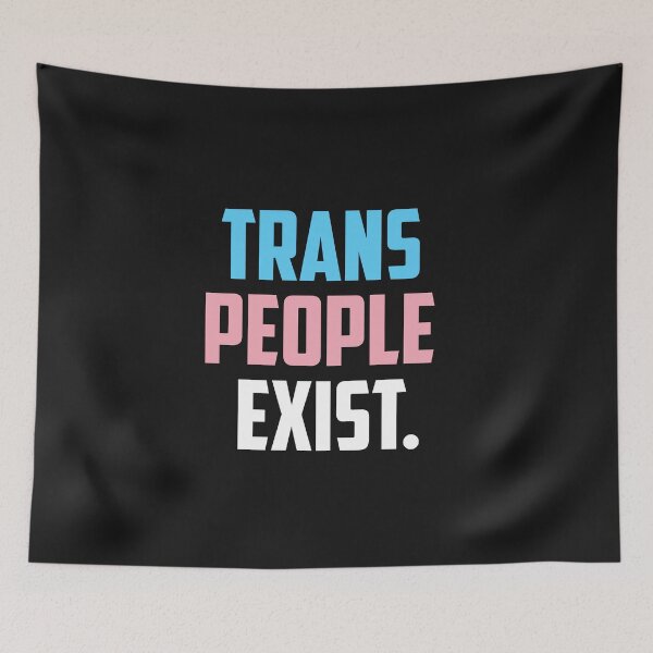 Item preview,  Trans People Exist designed and sold by Giovanni's  Brown Quotes.