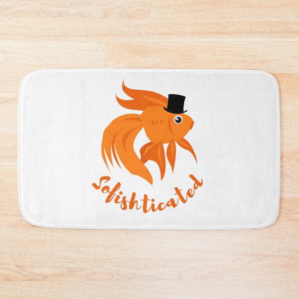 Item preview, Sofishticated Gold Fish Pun designed and sold by TipToppity.