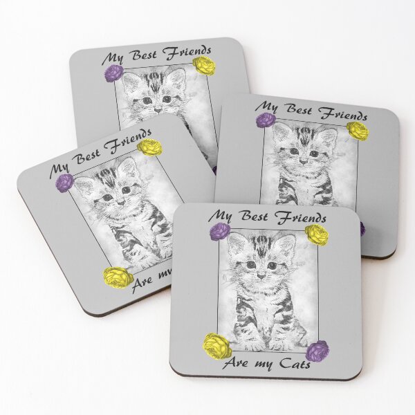 Item preview, My best friends are my cats design 1 designed and sold by aventi24.