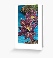 Waterlilies Greeting Card