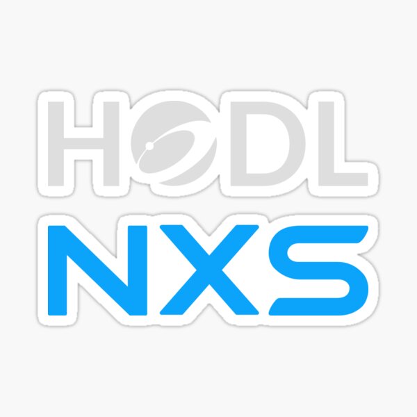 HODL NXS Nexus Official Sticker
