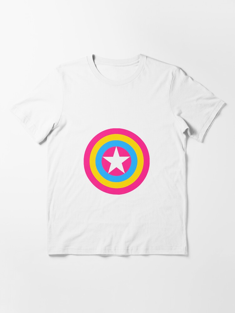 T-shirt essentiel ''Capitaine Pansexual' : autre vue