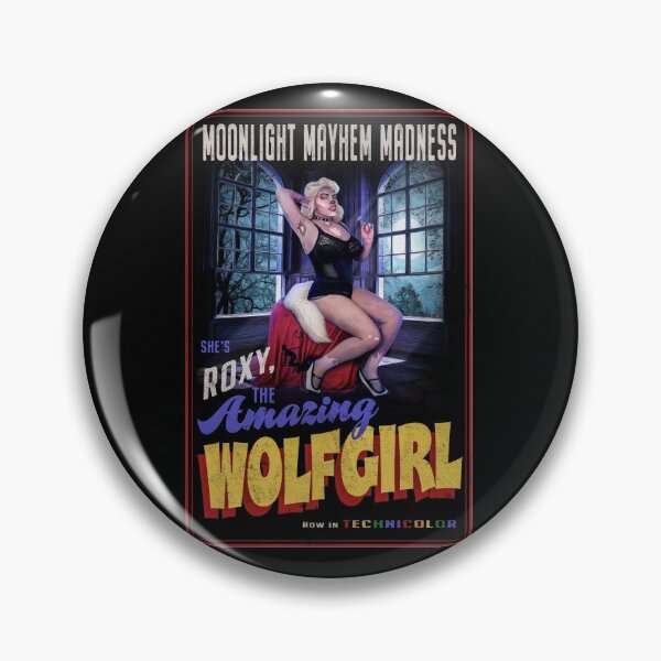 Item preview,  Wolfgirl Pinup Retro Poster designed and sold by CoverGhoulz1.