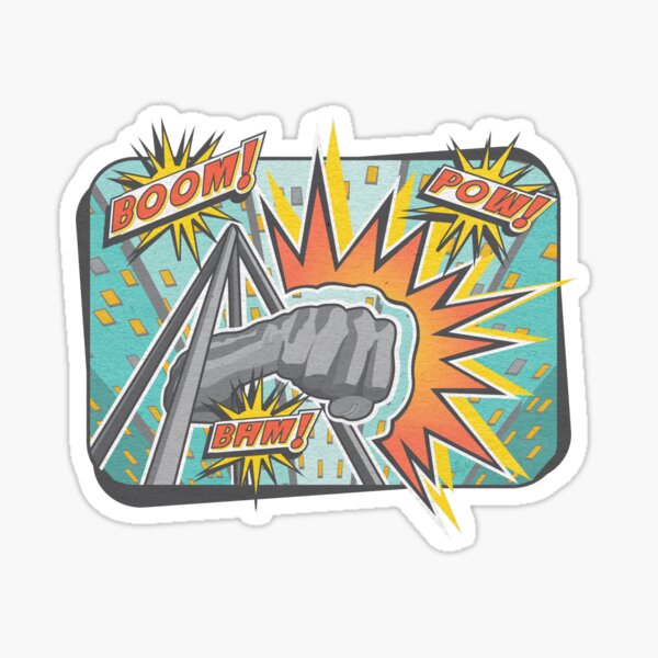 Pop Comic Series: Joe Louis Power Punch Sticker