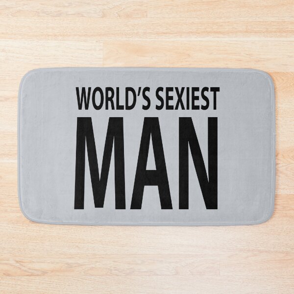 Item preview, World's Sexiest Man Design in Black Lettering designed and sold by Kevin Michael McCall.